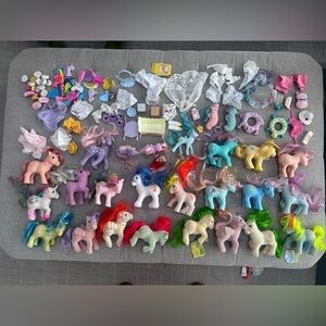 1980s VINTAGE FIRST GENERATION MY LITTLE PONY PONIES ACCESSORIES G1 LITTLE PONY